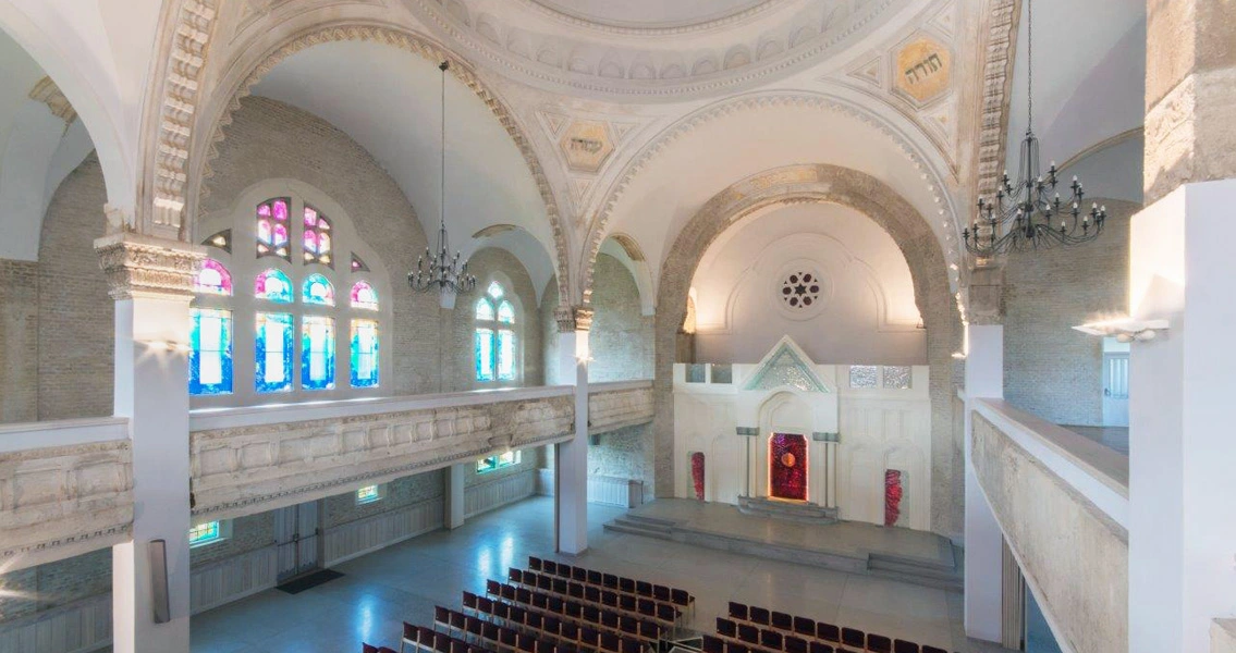 Synagogue in Lucenec after the rehabilitation