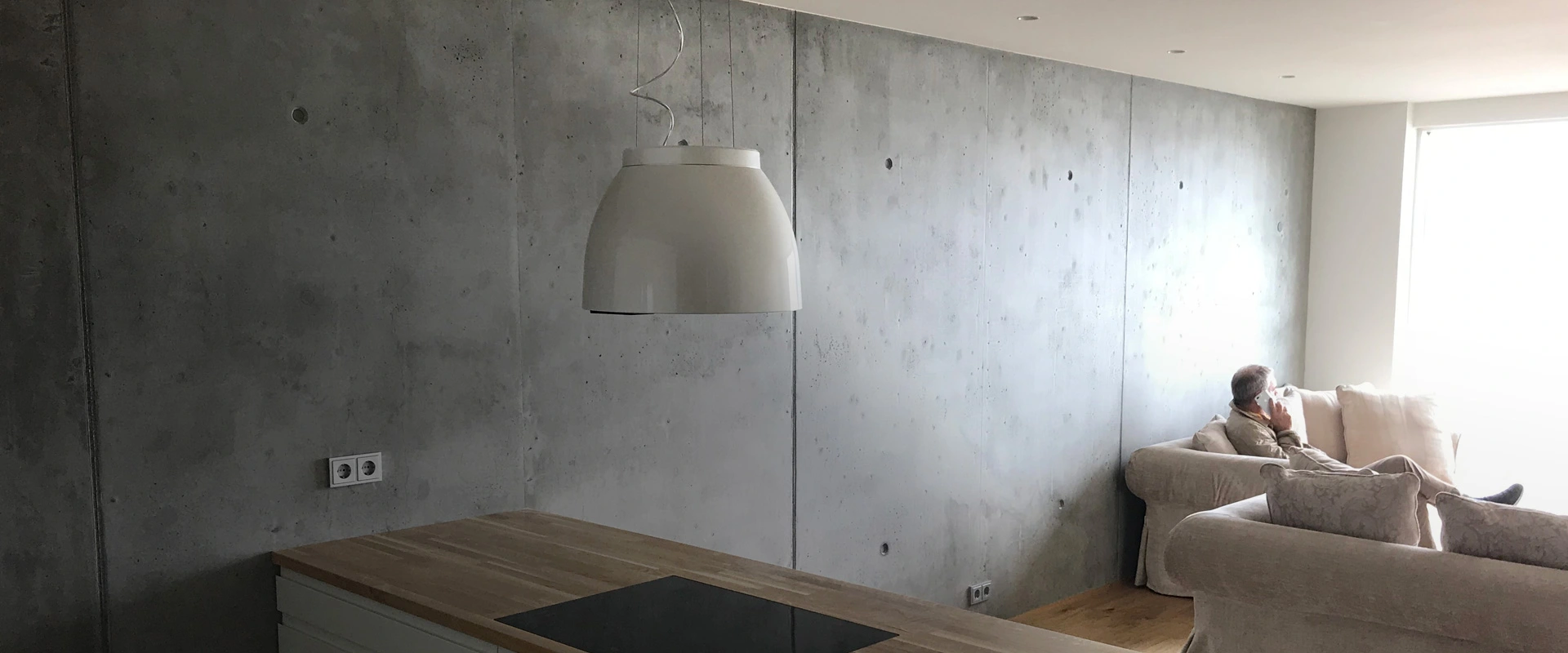 Buildings with fair-faced concrete are a relative novelty in the Icelandic capital Reykjavik.